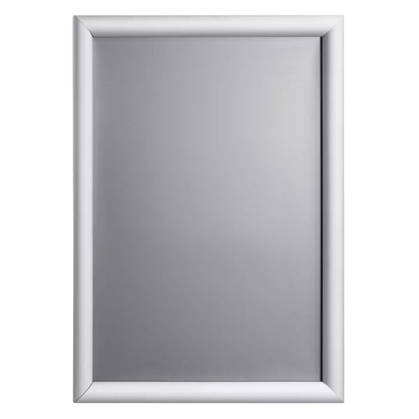25 mm Klapprahmen selbstklebend 29,7x42 cm (A3) | silber | Kunstglas mattiert (1 mm)