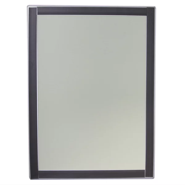 25 mm Klapprahmen magnetisch DIN A3 29,7x42 cm (A3) | silber | Kunstglas mattiert (1 mm)