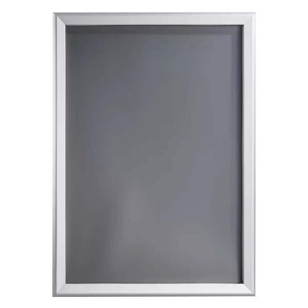 32 mm Klapprahmen 42x59,4 cm (A2) | silber | Kunstglas mattiert (1 mm)
