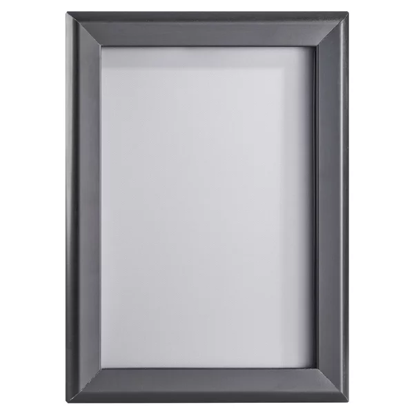 32 mm Klapprahmen DIN A4 21x29,7 cm (A4) | schwarz | Kunstglas mattiert (1 mm)