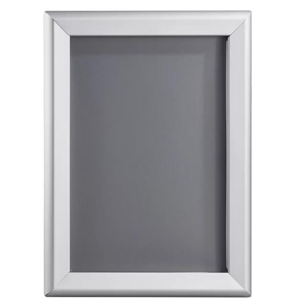 32 mm Klapprahmen 21x29,7 cm (A4) | silber | Kunstglas mattiert (1 mm)