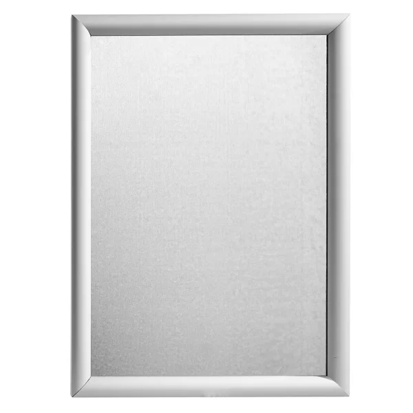25 mm Brandschutz Klapprahmen 29,7x42 cm (A3) | silber | Kunstglas mattiert (1 mm)