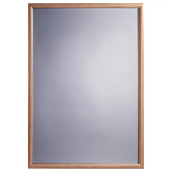 25 mm Klapprahmen Holzoptik DIN A1 59,4x84,1 cm (A1) | holzoptik hell | Kunstglas mattiert (1 mm)