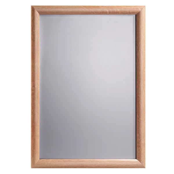 25 mm Klapprahmen Holzoptik DIN A3 29,7x42 cm (A3) | holzoptik hell | Kunstglas mattiert (1 mm)