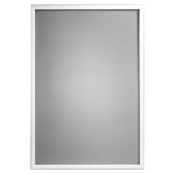 20 mm Klapprahmen 42x59,4 cm (A2) | silber | Kunstglas mattiert (1 mm)