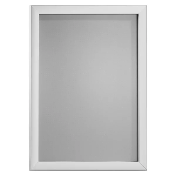 20 mm Klapprahmen 21x29,7 cm (A4) | silber | Kunstglas mattiert (1 mm)
