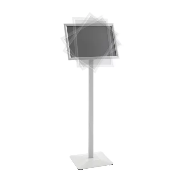 Infoständer mit Klapprahmen 42x59,4 cm (A2) | silber