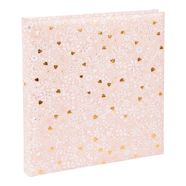 Fotoalbum Finamente mit 60 weißen Seiten zum Einkleben, 30x31 cm 30x31 cm (60 Seiten) | rosa