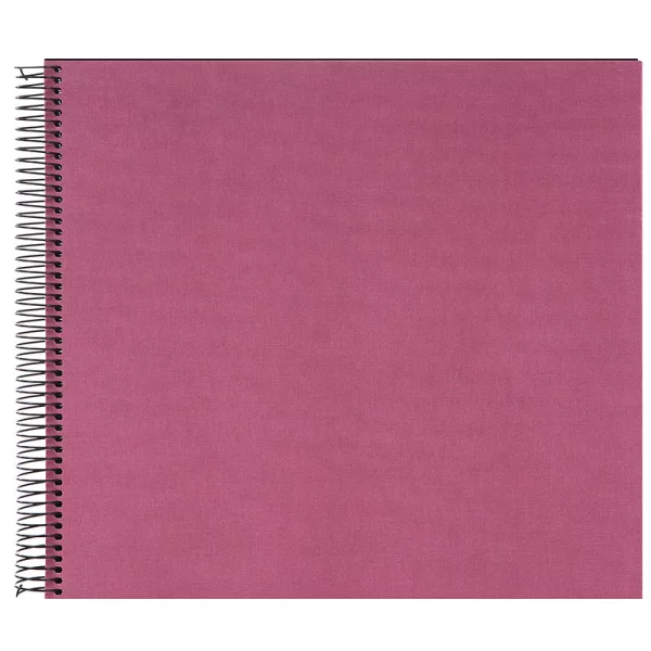 Spiralalbum Bella Vista - 40 schwarze Seiten zum Einkleben (35x30 cm) 35x30 cm (40 Seiten) | fuchsia