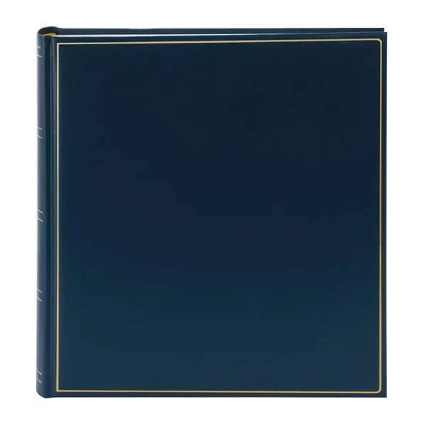 Fotoalbum Milano mit 100 weißen Seiten zum Einkleben, 30x31 cm 30x31 cm (100 Seiten) | blau