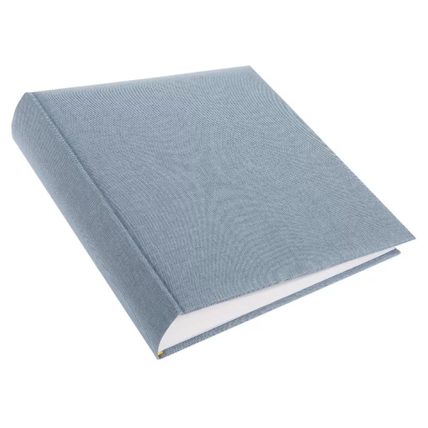 Fotoalbum Summertime Trend mit 100 weißen Seiten zum Einkleben, 30x31 cm 30x31 cm (100 Seiten) | blau-grau