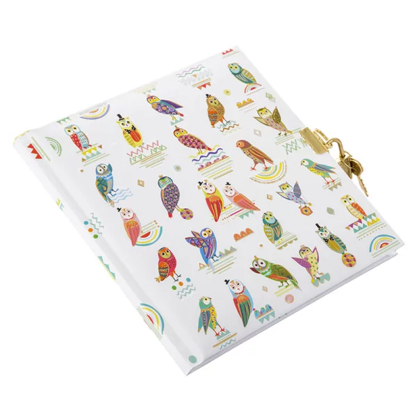 Tagebuch Owls - 96 weiße Seiten (16,5x16,5 cm) 16,5x16,5 cm (96 Seiten)