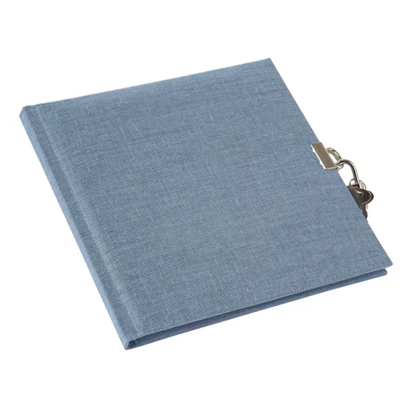 Tagebuch Summertime - 96 weiße Seiten (16,5x16,5 cm) 16,5x16,5 cm (96 Seiten) | blau