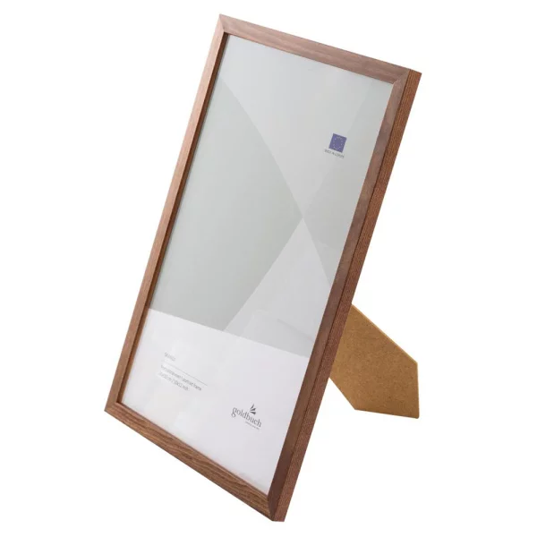 Holz-Fotorahmen Skandi 20x30 cm | Braun | Normalglas (2 mm)