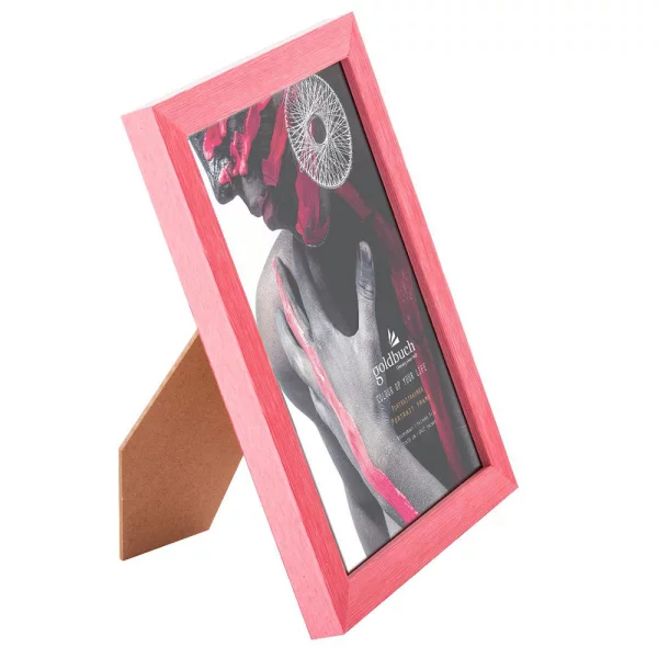 Kunststoff-Bilderrahmen "Colour up your life" 21x30 cm | rot | Normalglas (2 mm)