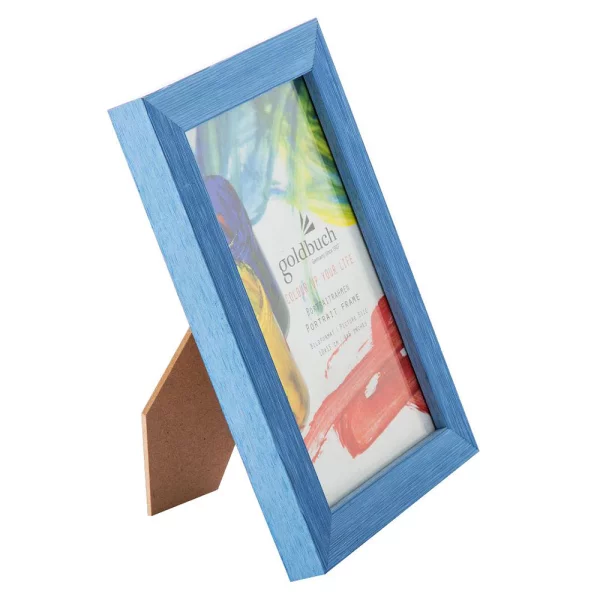 Kunststoff Bilderrahmen Colour up your life 10x15 cm | blau | Normalglas (2 mm)