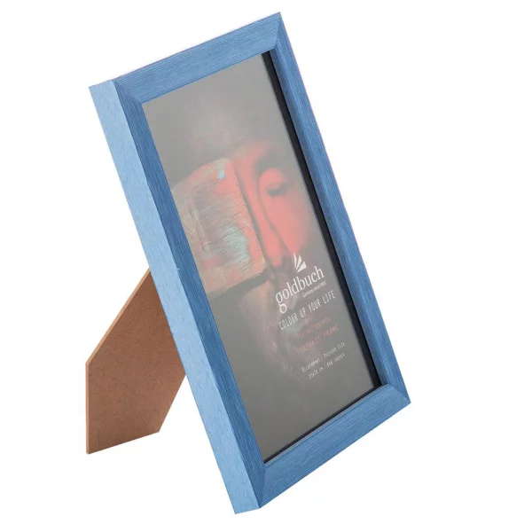 Kunststoff Bilderrahmen Colour up your life 15x20 cm | blau | Normalglas (2 mm)