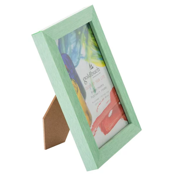 Kunststoff Bilderrahmen Colour up your life 10x15 cm | grün | Normalglas (2 mm)