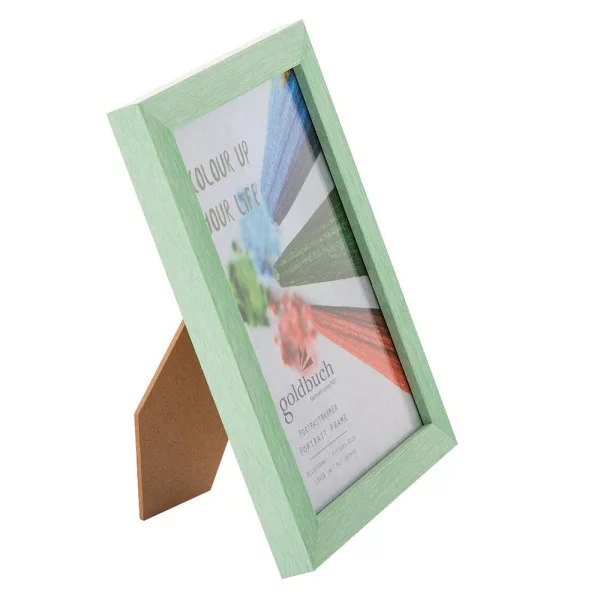Kunststoff Bilderrahmen Colour up your life 13x18 cm | grün | Normalglas (2 mm)