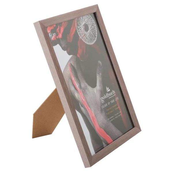 Kunststoff-Bilderrahmen "Colour up your life" 21x30 cm | bronze | Normalglas (2 mm)