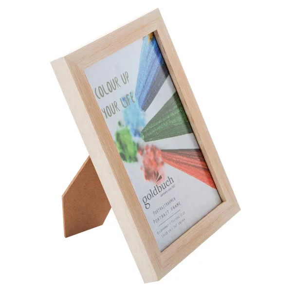 Kunststoff-Bilderrahmen "Colour up your life" 13x18 cm | natur | Normalglas (2 mm)