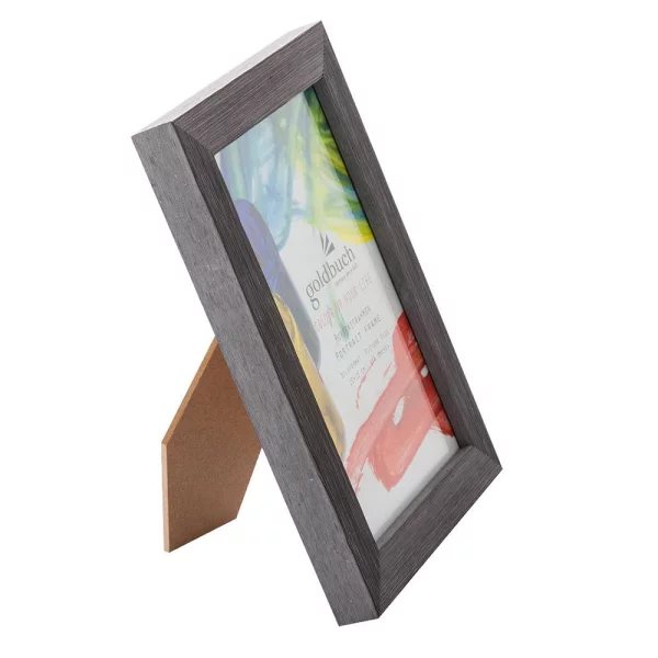 Kunststoff Bilderrahmen Colour up your life 10x15 cm | dunkelgrau | Normalglas (2 mm)