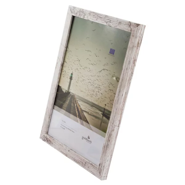 Holz Bilderrahmen Tallinn (MDF) 21x29,7 cm (DIN A4) | vintage | Normalglas (2 mm)