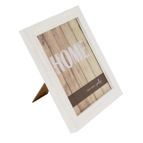 Holz-Bilderrrahmen Dream (MDF) 20x20 cm | weiß | Normalglas (2 mm)