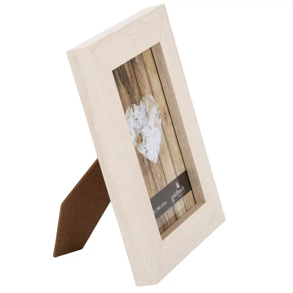 Holz-Bilderrahmen Dream (MDF) 10x15 cm | weiß | Normalglas (2 mm)