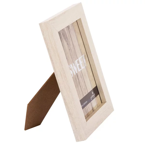 Holz-Bilderrrahmen Dream (MDF) 13x18 cm | weiß | Normalglas (2 mm)