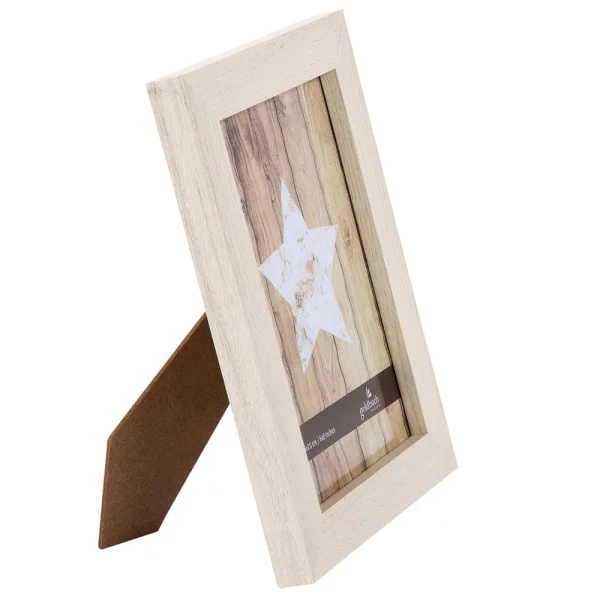 Holz-Bilderrahmen Dream (MDF) 15x20 cm | weiß | Normalglas (2 mm)