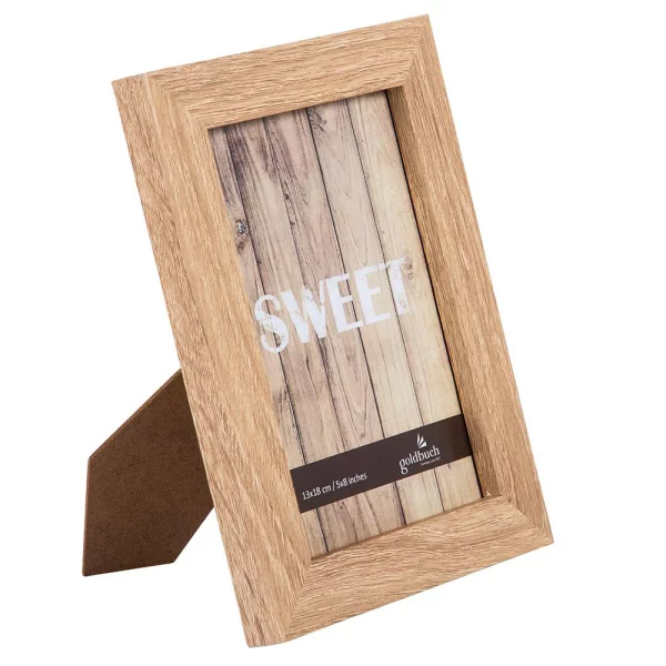 Holz-Bilderrrahmen Dream (MDF) 13x18 cm | natur | Normalglas (2 mm)