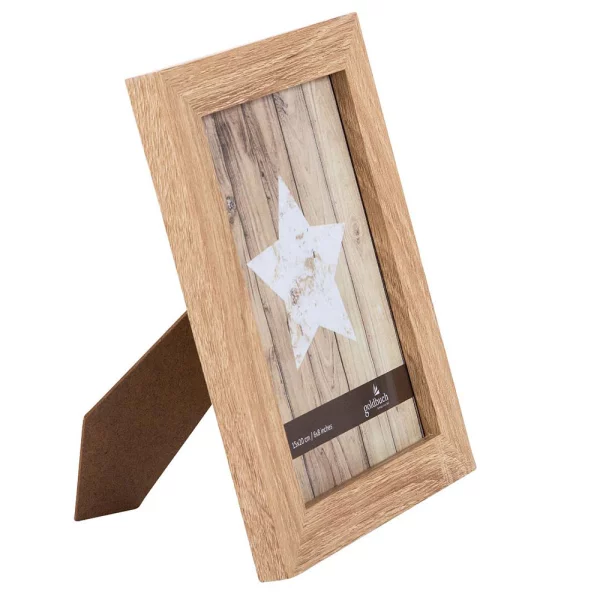 Holz-Bilderrahmen Dream (MDF) 15x20 cm | natur | Normalglas (2 mm)