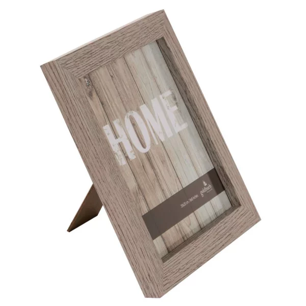 Holz-Bilderrrahmen Dream (MDF) 20x20 cm | grau | Normalglas (2 mm)