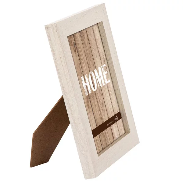 Holz-Bilderrrahmen Dream (MDF) 20x25 cm | weiß | Normalglas (2 mm)