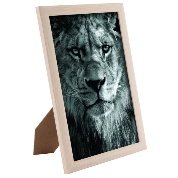 Holz-Bilderrahmen Toscana (MDF) 10x15 cm | natur | Normalglas (2 mm)