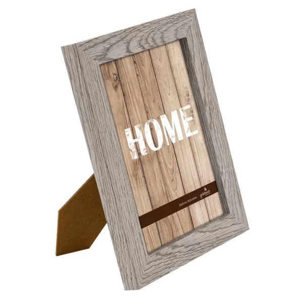 Holz-Bilderrrahmen Dream (MDF) 20x25 cm | grau | Normalglas (2 mm)