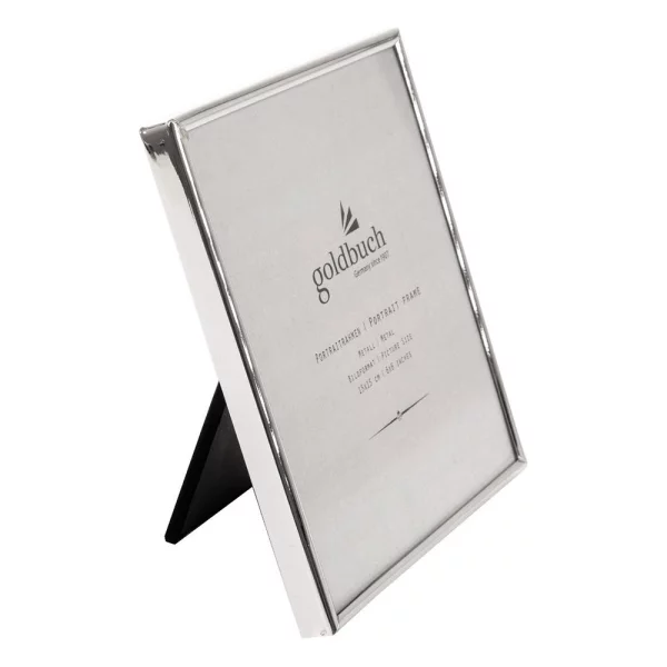 Fotorahmen Fine aus Metall mit Passepartout 15x15 cm | silber | Normalglas (2 mm)
