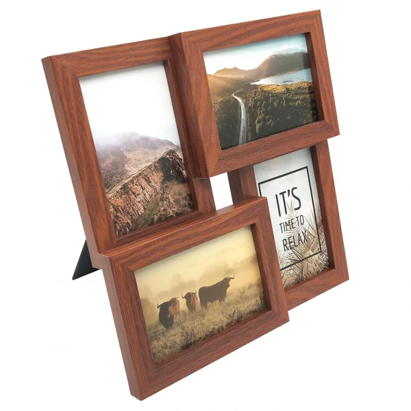 Collagerahmen Pure Barry (MDF) 4x10x15 cm | eiche-dunkel | Normalglas (2 mm)