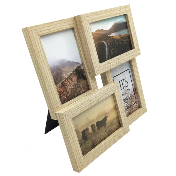 Collagerahmen Pure Barry (MDF) 4x10x15 cm | eiche-hell | Normalglas (2 mm)