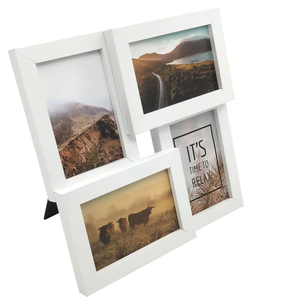 Collagerahmen Pure Barry (MDF) 4x10x15 cm | weiß | Normalglas (2 mm)