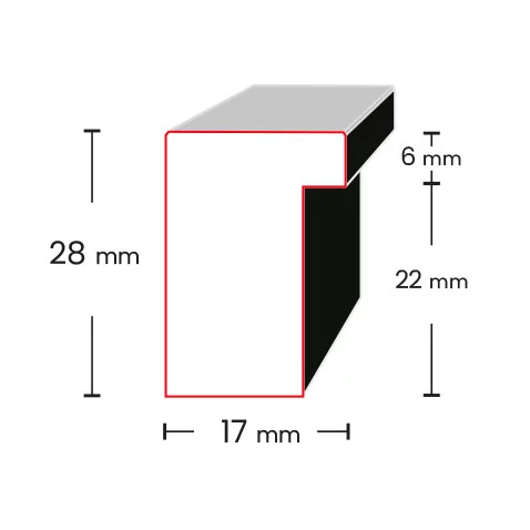 Holz Bilderrahmen Velion 10x15 cm | Natur | Normalglas (2 mm)