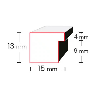 Bilderrahmen Collage aus Holz Liora für 9 Bilder 10x15 cm, 13x18 cm 8x10x15 cm, 1x13x18 cm | Schwarz | Normalglas (2 mm)