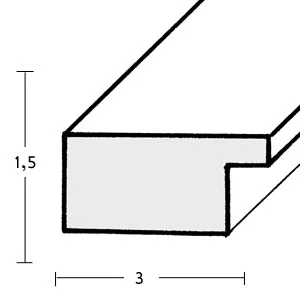 Wandspiegel Prisma 20x30 cm | Dunkelgrau | Spiegel (2 mm)