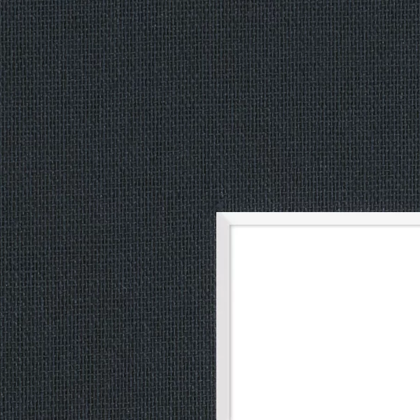 1,5 mm Leinen-Passepartout mit individuellem Ausschnitt 20x20 cm | Indigo
