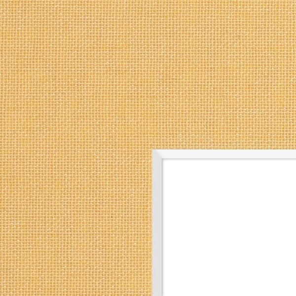 1,5 mm Leinen-Passepartout mit individuellem Ausschnitt 20x20 cm | Ochre