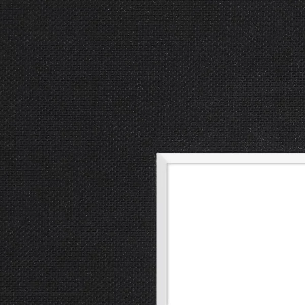 1,5 mm Leinen-Passepartout - Maßanfertigung Black