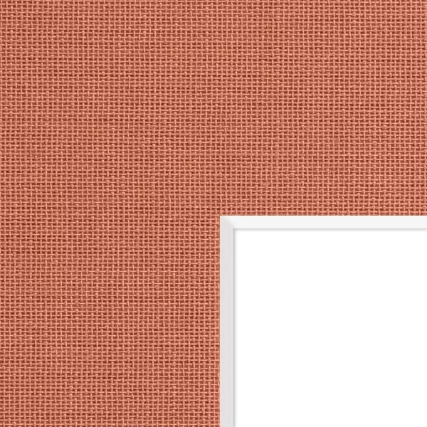 1,5 mm Leinen-Passepartout - Maßanfertigung Coral