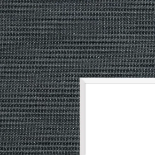 1,5 mm Leinen-Passepartout - Maßanfertigung Slate