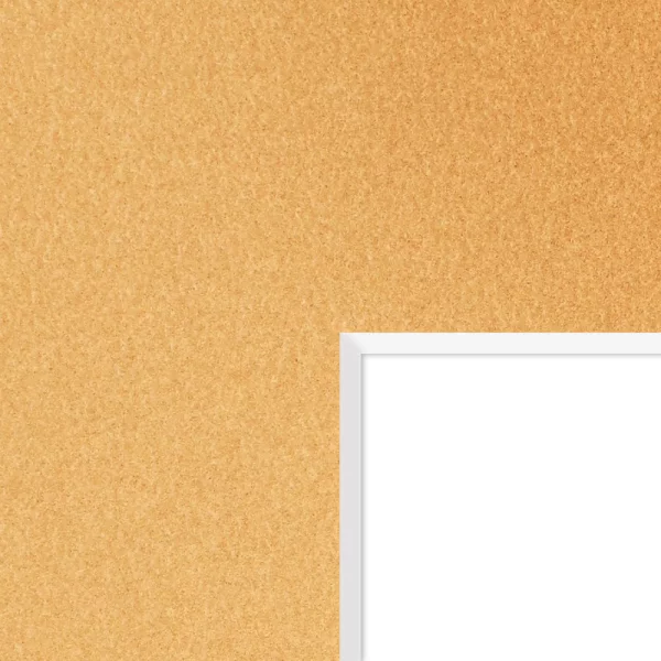 1,3 mm Passepartout in Edelmetall-Farben mit individuellem Ausschnitt 20x30 cm | Gold